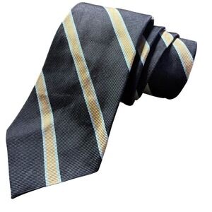Andhurst‎ Striped Necktie Silk Blend Business Career Interview